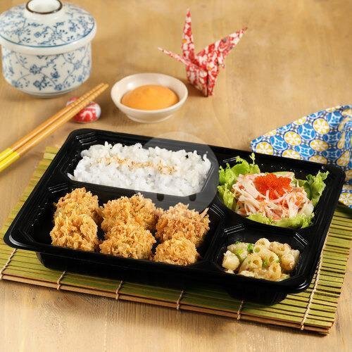 Chicken Ball Katsu & Kani Mayo Bento menu Kimukatsu, Living World Bali