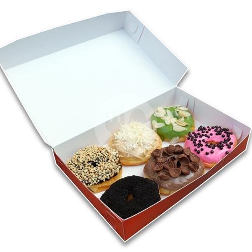 Donat Manis Box Isi 6 menu Gulali Donuts (Donat Kentang), Hayam Wuruk