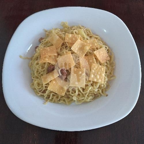 Mie Ayam Original (Tanpa Kuah Dan Sambel) menu Mie Bangka Asian (Ayam & Udang, Halal ), Gatsu 1 Gang Murai