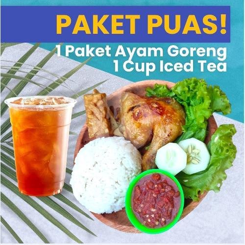 Puas Ayam Goreng Asap menu Ayam Bakar Tiga Putra, Pemecutan