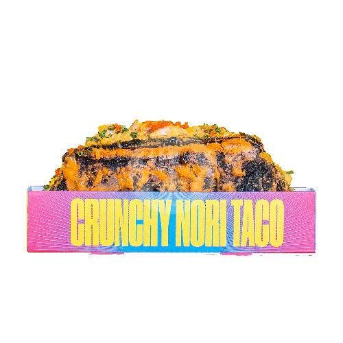 Salmon Sunrice Nori Taco menu Rayjin Teppanyaki, Seminyak