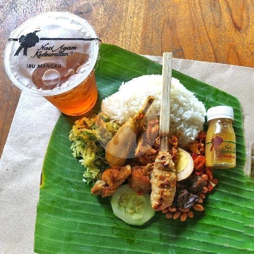 eNAK 1 menu Nasi Ayam Kedewatan Ibu Mangku, Seminyak