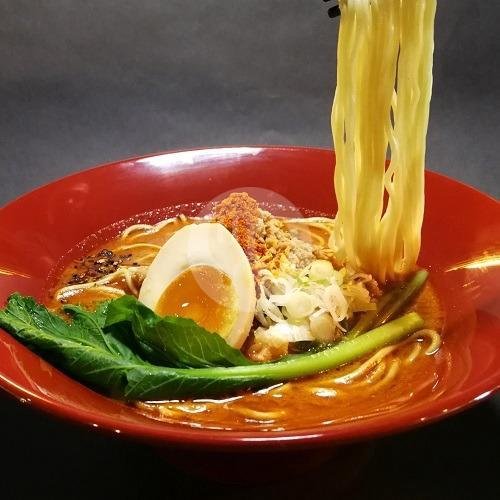 Tam-tam Men Extra Spicy (Chicken Creamy) Noodle Thin menu Red Dragon Ramen, Jimbaran