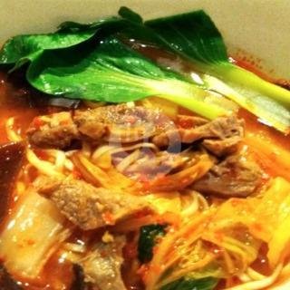 Mie Pedas Sapi menu Warung Chilli, Kampus Unud