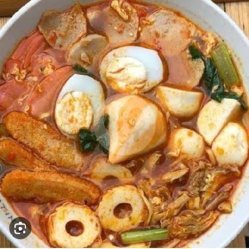 Seblak Biasa 4 menu SEBLAK PRASMANAN TEH INDRI, Depan Alfamart Goa Gong