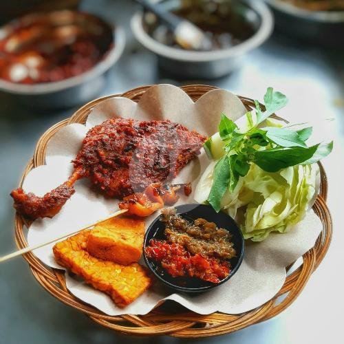 Bebek Bakar Bumbu Taliwang + Nasi (PNB) menu Lalapan Bebek Mang Jemi