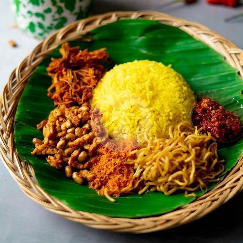 Nasi Kuning Ayam menu Jinggo Om Gundul, Imam Bonjol