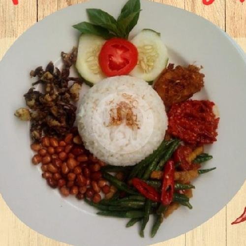 Nasi Lemak Vegan menu Happy Vegetarian, Pujasera MGM Plaza