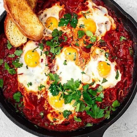 Shakshuka menu Miss Ginger, Canggu