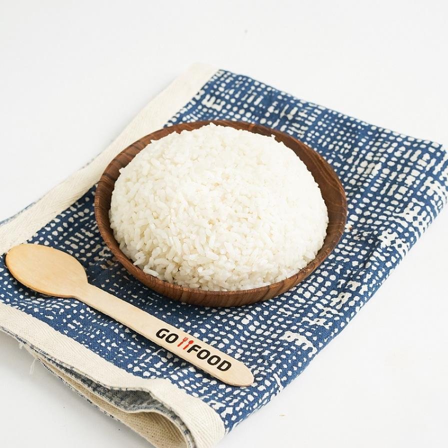 Nasi putih menu Bakmi Dempo 91, Sesetan