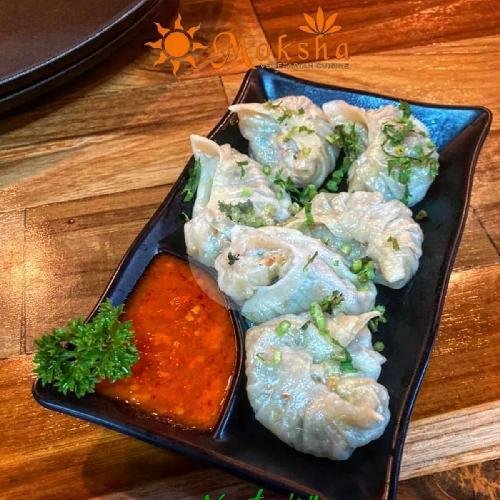 Plant Based Veg Chicken Momos menu Indian Mokshu Vegetarian Cuisine, Canggu