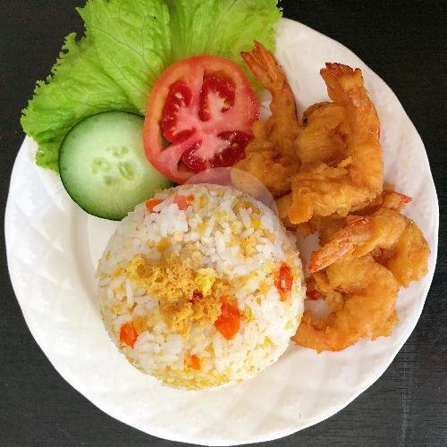 Nasi Uleg Udang Crispy menu Baby Cumi Omahdee, Denpasar