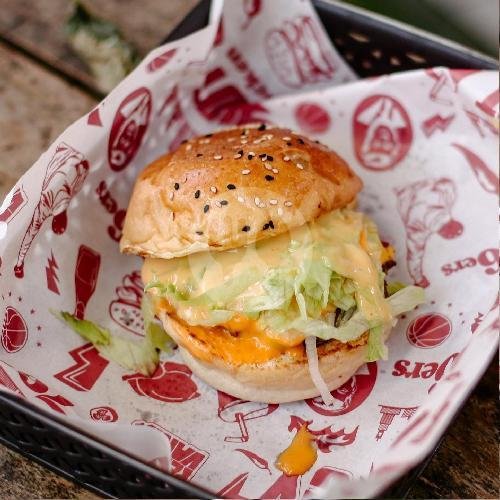 Philly Cheese Burger menu Wandas Club, Seminyak