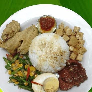 Nasi Campur menu Depot Sumber Asih, Rambutan