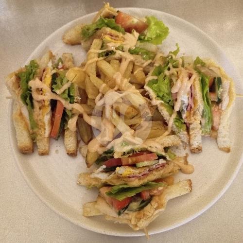 Club Sandwich menu Three Steps Coffee, Uluwatu Raya