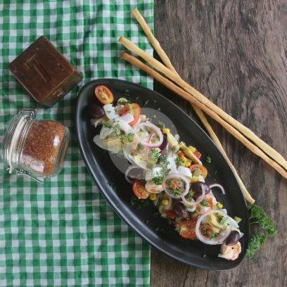 Insalata di Mare menu Rustica Cuciana Italiana, Batu Belig