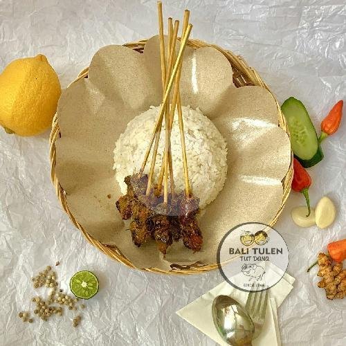 Nasi Sate Babi menu Babi Guling Gerenceng Bali Tulen Tut Dana, Sutomo