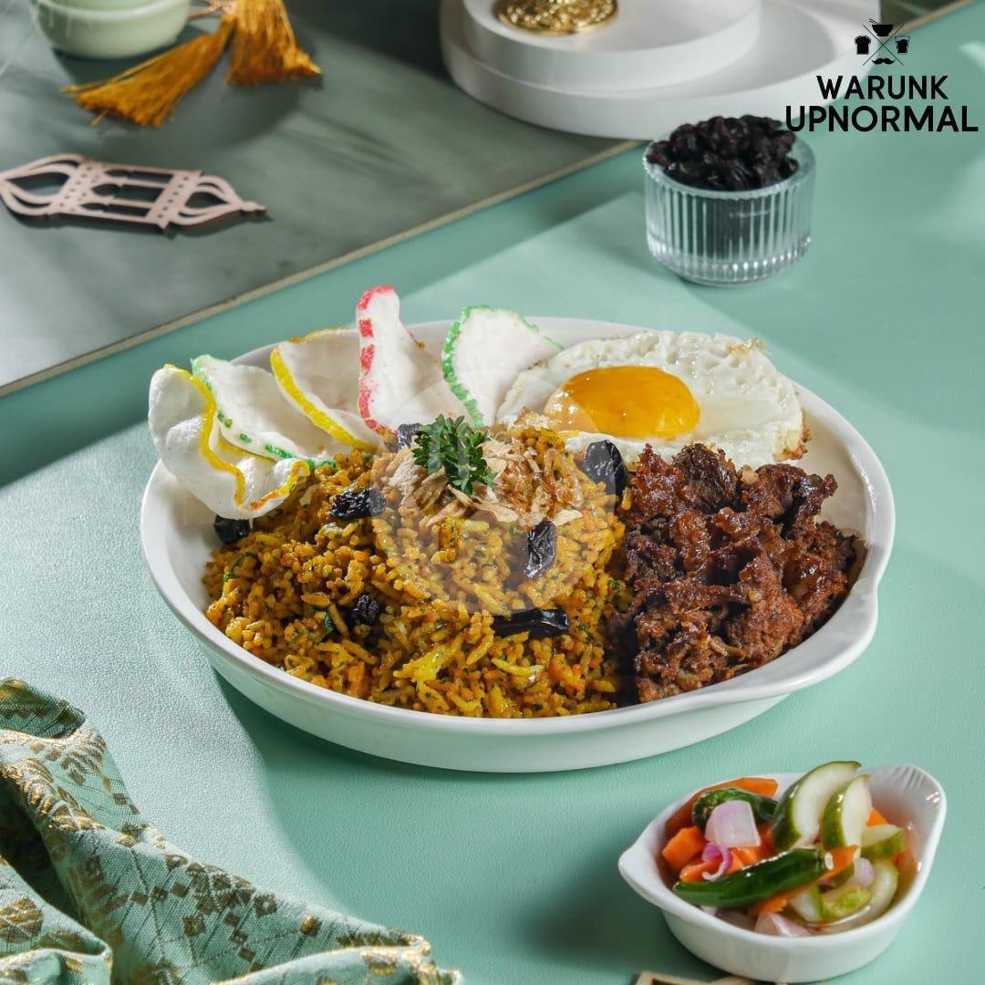 Nasi Sapi Rempah menu Warunk Upnormal, Jimbaran