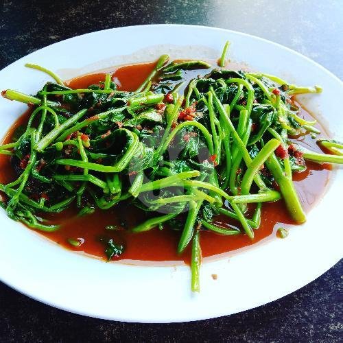 Kangkung Terasi menu Depot Candra, Sesetan