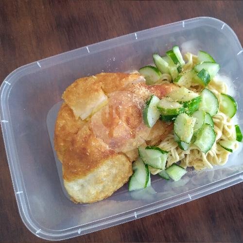 Pempek Kapal Selam menu Mie Bangka Asian (Ayam & Udang, Halal ), Gatsu 1 Gang Murai