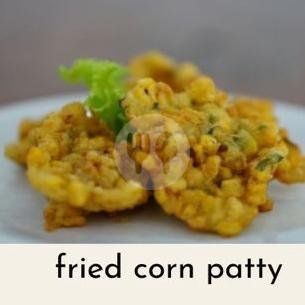 corn patty menu Warung Dedalu