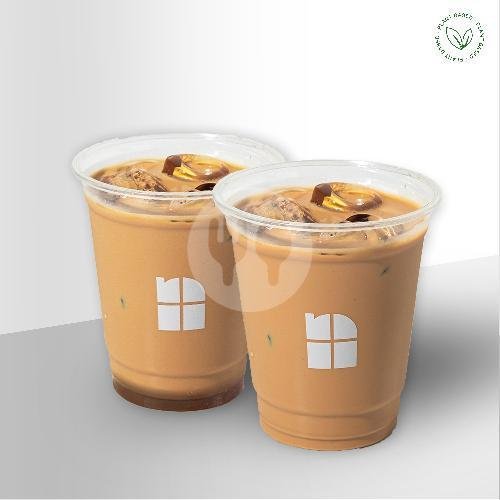 Brown Latte dan White Oat Latte menu Tan Panama, Tabanan