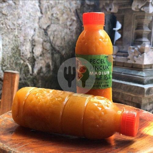 Kunyit Asem menu Pecel Pincuk Madiun Mbak Asih, Uluwatu Raya