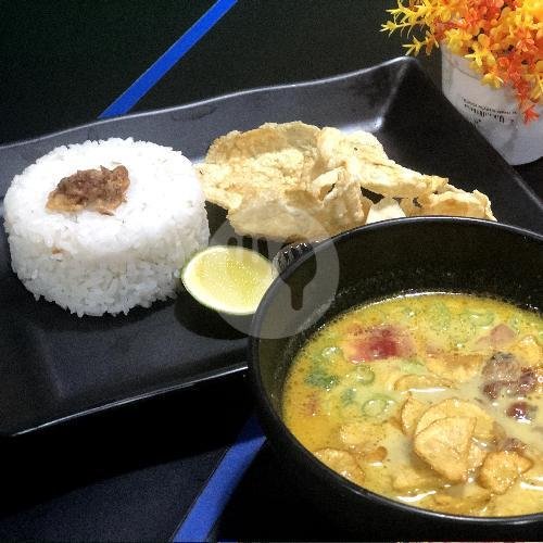 Soto Betawi Daging Sapi + Nasi menu Soto Betawi Dapur Kana