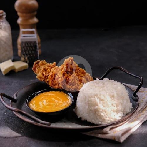 Paket Go 1 Cheese menu Gogo Fried Chicken, Sempidi