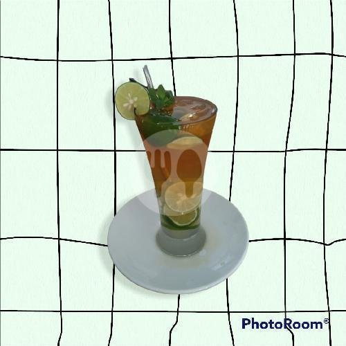 Es Leem Tea menu Warung Pande Vegan