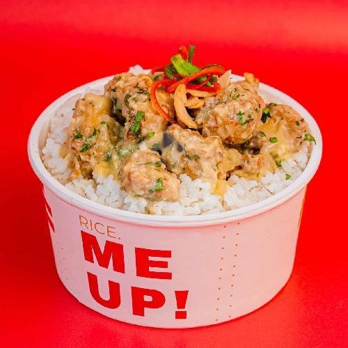 Chicken Creamy Garlic Sauce menu RICE ME, Canggu