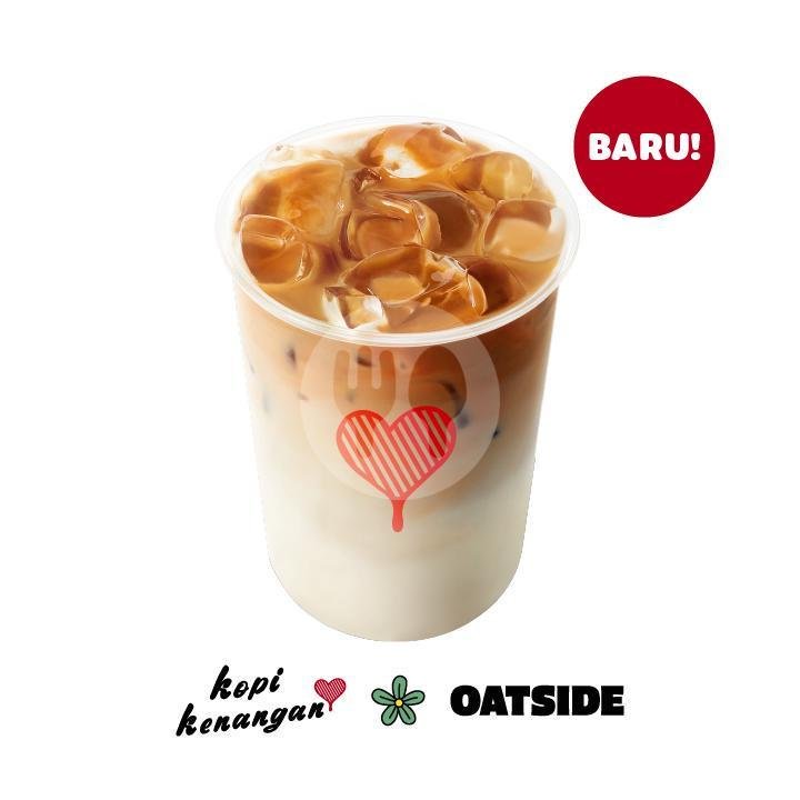 Oatside Latte menu Kopi Kenangan, Ruko Dewi Sri