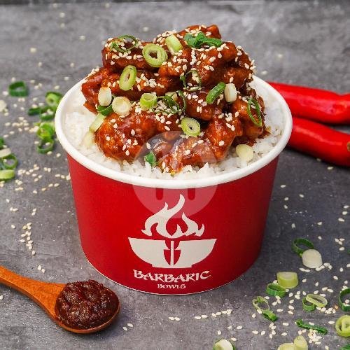 Gochujang Chicken menu Barbaric Bowls, Jimbaran