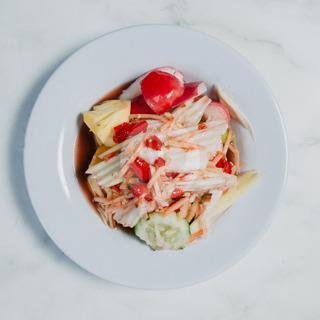 Rujak Kuah Pidang Gula Pasir menu Rujak Gelogor, Bukit Tunggal
