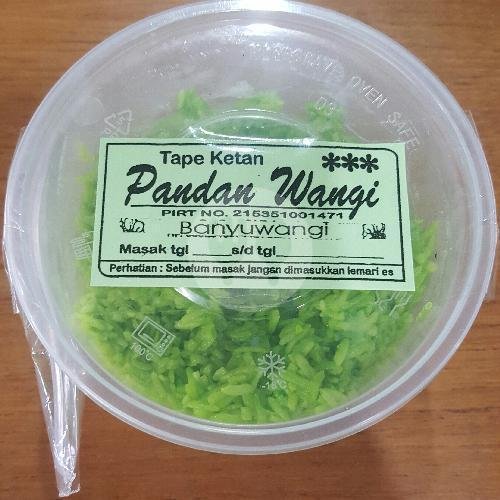 Tape Ketan Hijau menu Warung Zaenab, Sesetan