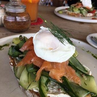 Salmon Tartine menu Miss Ginger, Canggu