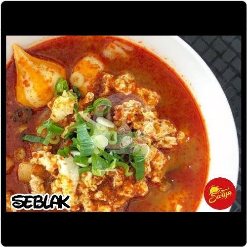 Seblak HAPPY menu Depot Surya, Kediri Tabanan