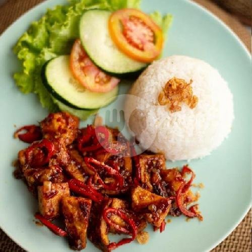 Babi Goreng Pedas Manis menu The Old Champ Cafe, Merdeka