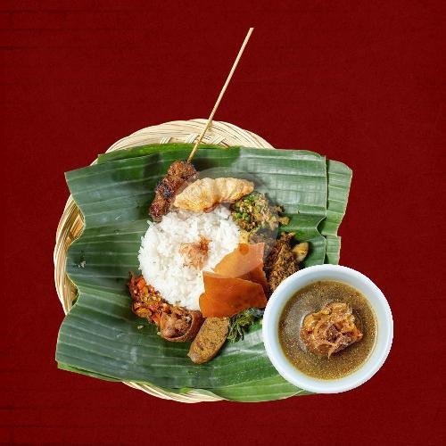 Nasi Babi Guling Spesial menu Ocin Babi Guling dan Samsam