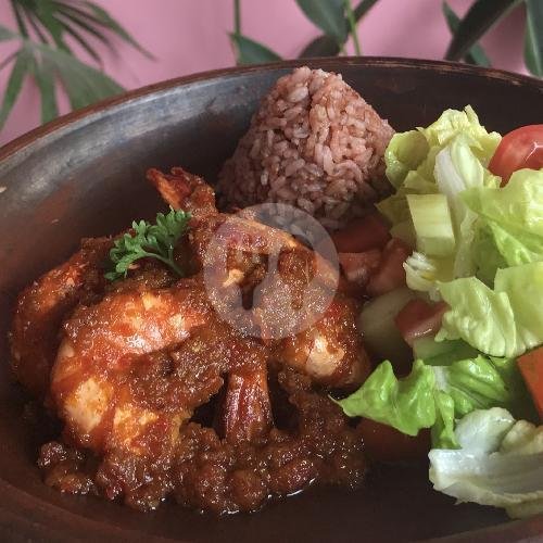 Udang Saus Jimbaran menu Warung Flamingo, Sanur