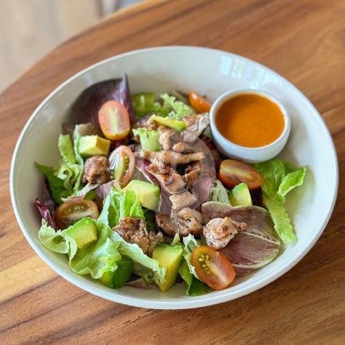 Chopped Salad (Chicken Add On) menu Old Pals (Burgers, Breakfast Muffins, Coffee), Tumbak Bayuh