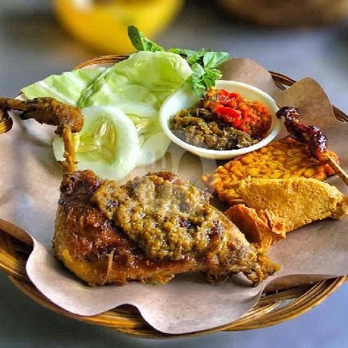 Bebek Bakar Mang Jemi + Nasi (PNB) menu Lalapan Bebek Mang Jemi