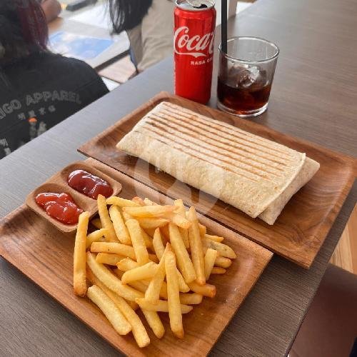 Combo Medium French Tacos ( 2 Meats ) menu Food Factory Original ( French Tacos & Ufo Burger, Breakfast), Jl. Mertanadi