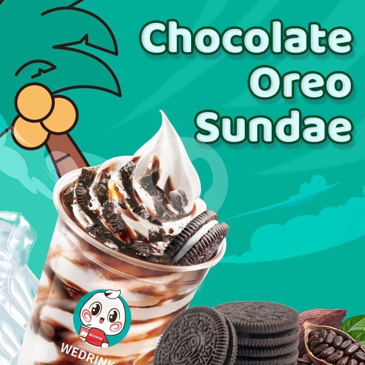 Chocolate Oreo Sundae menu Wedrink, Pejanggik