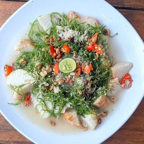 Tipat Bulung menu Rujak Tipat Bu Yoni, Denpasar