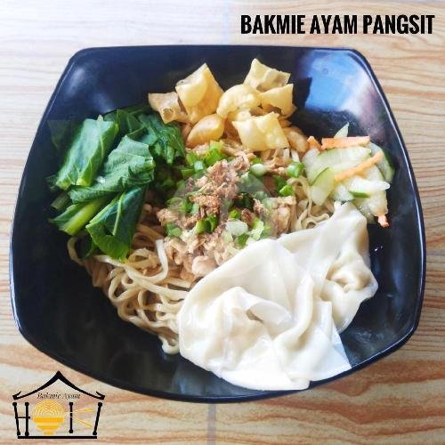 Bakmie Ayam Pangsit menu Bakmie Ayam Hoki, Tabanan