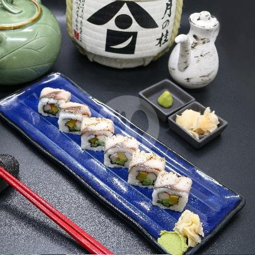Aburi Saba Roll menu KUU Japanese Restaurant, Danau Tamblingan
