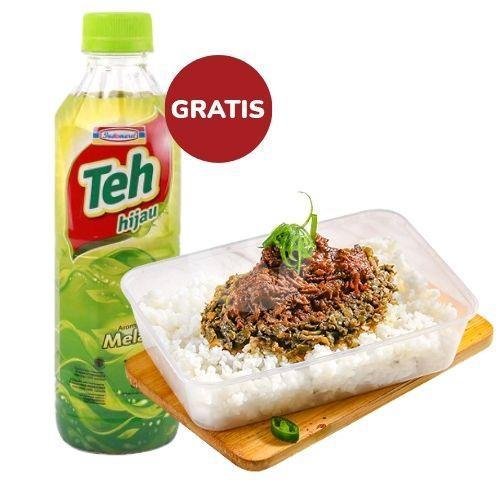 FREE DRINK! Yummy Choice Nasi Rendang Cabe Ijo menu Point Coffee, Indomaret Ngurah Rai 2 Bdg