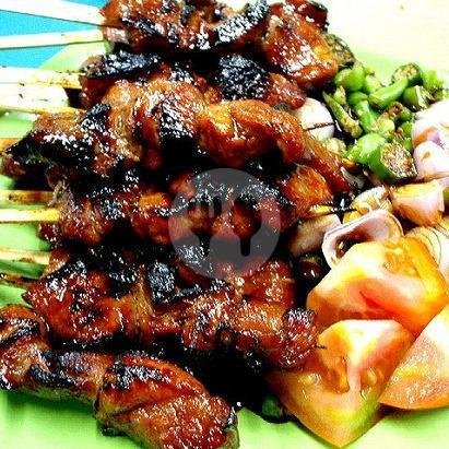 Sate Kambing (Bumbu Kecap/Kacang) menu Sop Kaki Kambing & Sate Kambing Tiga Saudara, Jimbaran