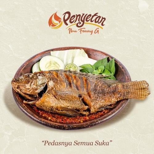 Nila Penyet menu Penyetan Ibu Fenny G, Cakranegara